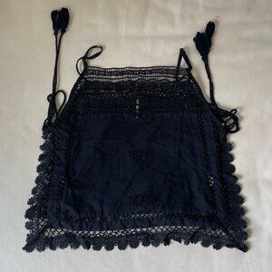 Free People black lace top